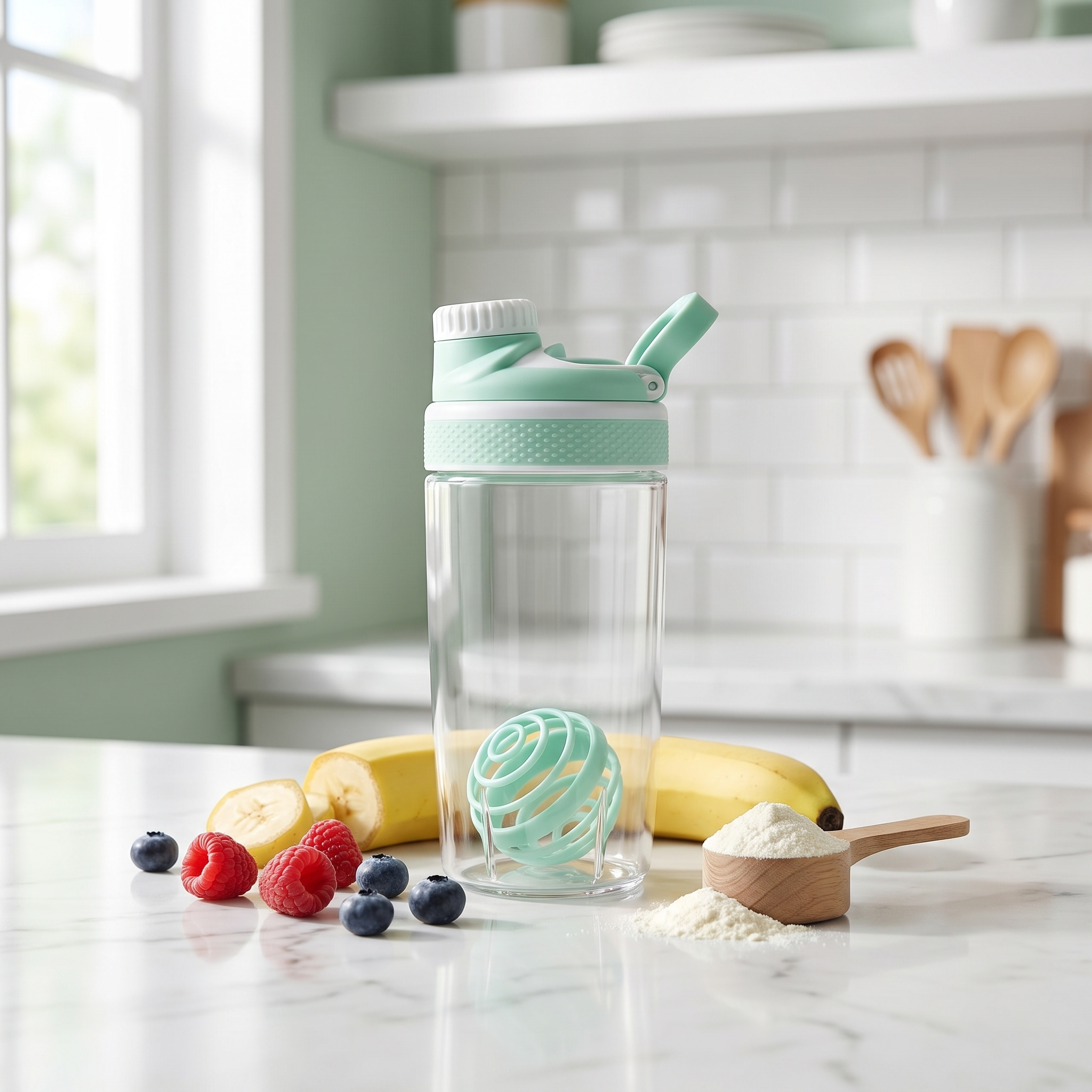 Protein Shaker Bottle – Smoothie & Fitness Mixer Cup