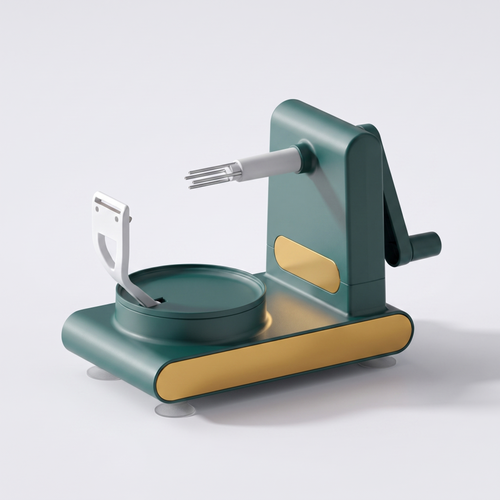 Multifunctional Fruit & Vegetable Peeler – Spiral Cutter & Corer