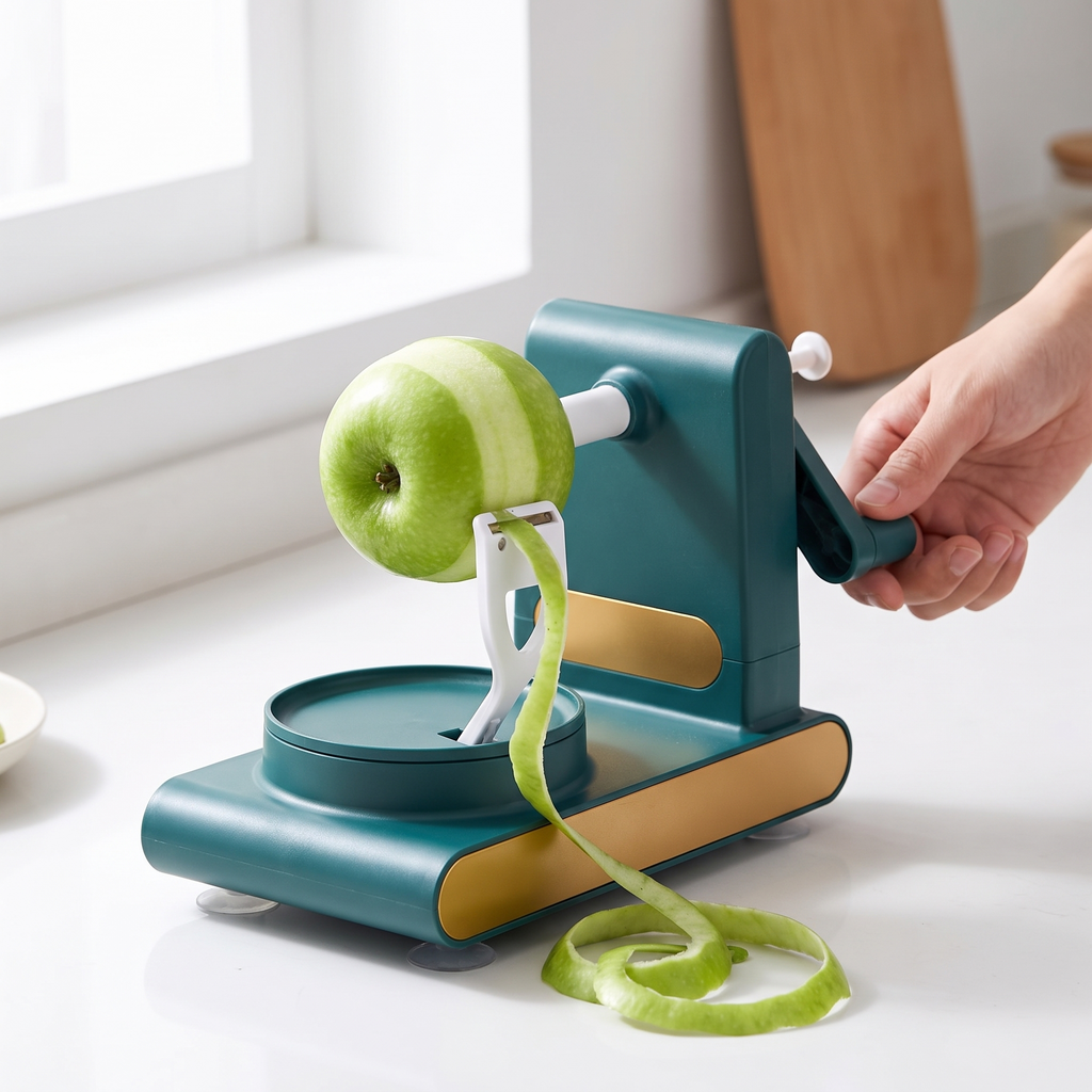 Multifunctional Fruit & Vegetable Peeler – Spiral Cutter & Corer